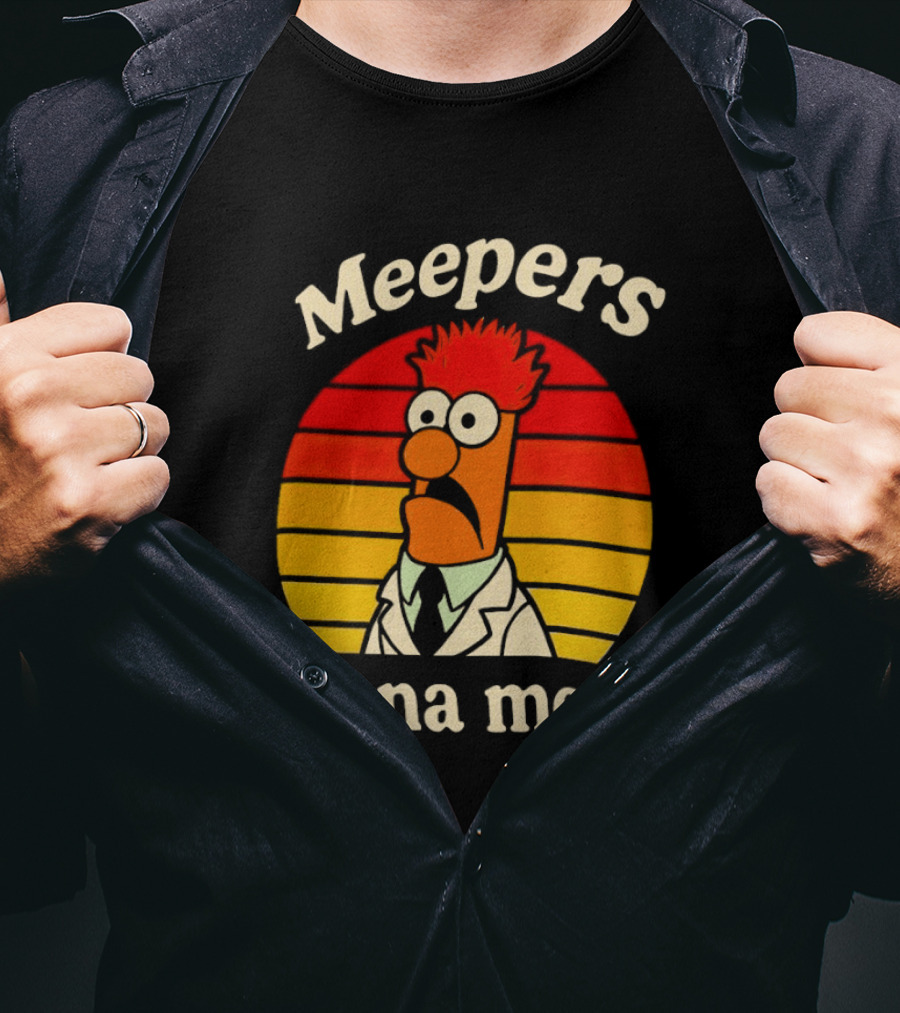 Meepers Gonna Meep Retro Vintage Style With Cartoon T-Shirt