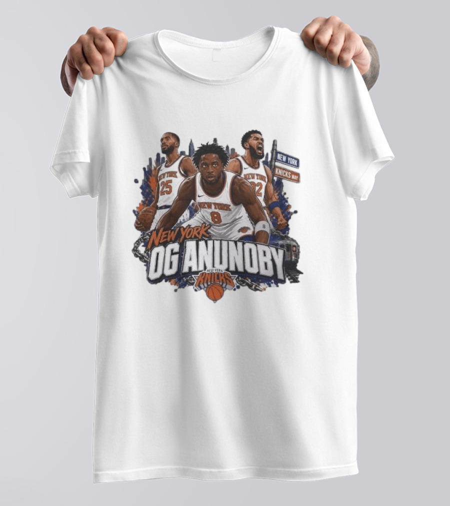 New York Knicks OG Anunoby Game Day Sports 2026 T-Shirt