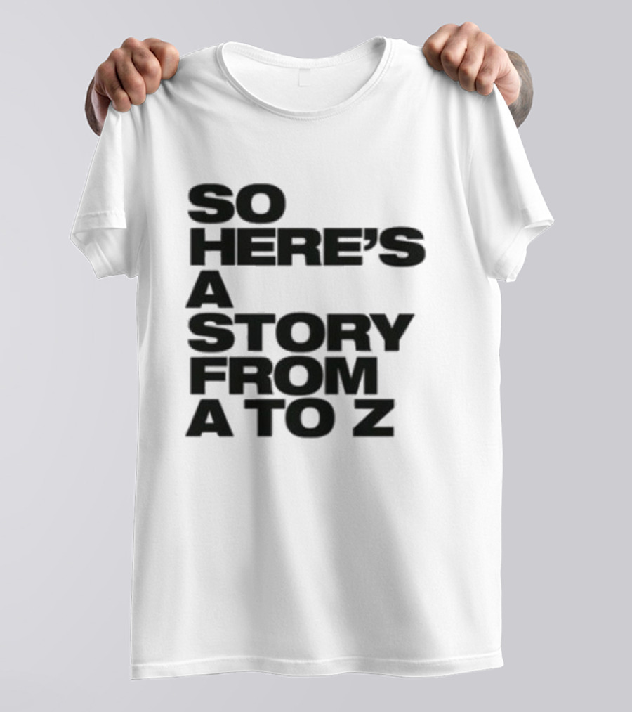 Spice Girls So Here's A Story From A To Z T-Shirt