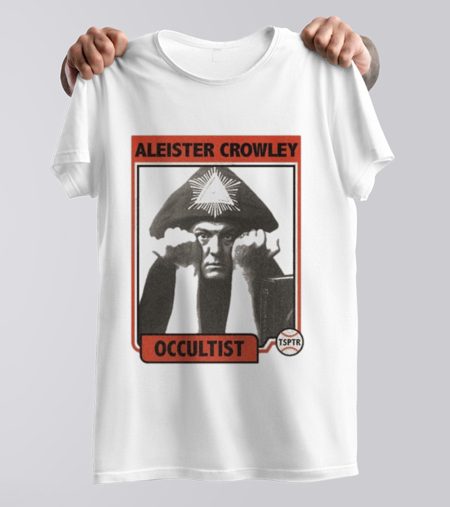 Aleister Crowley Occultist TSPTR Baseball Raglan T-Shirt