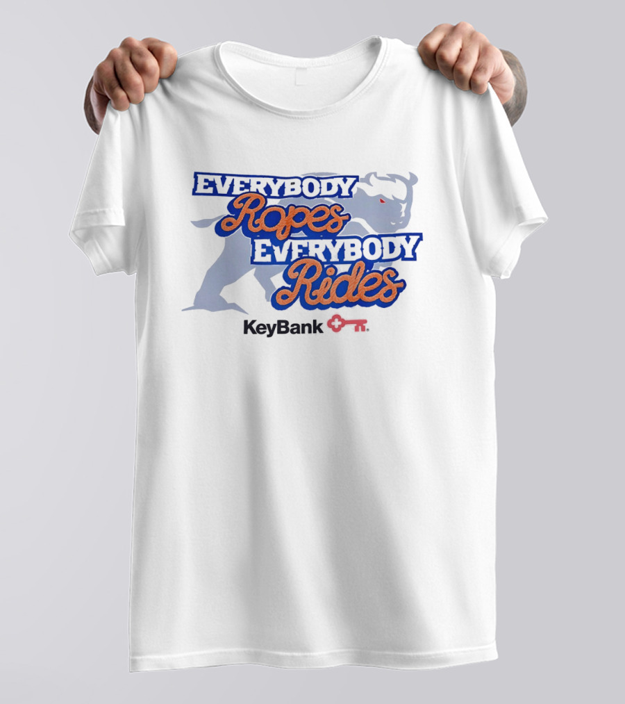 Buffalo Sabres Everybody Ropes Everybody Rides KeyBank 2026 T-Shirt