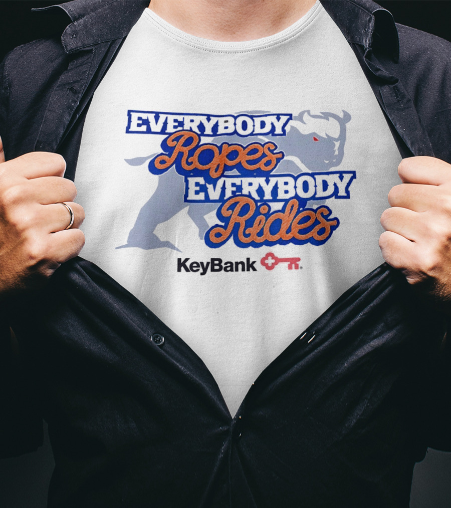 Buffalo Sabres Everybody Ropes Everybody Rides KeyBank 2026 T-Shirt
