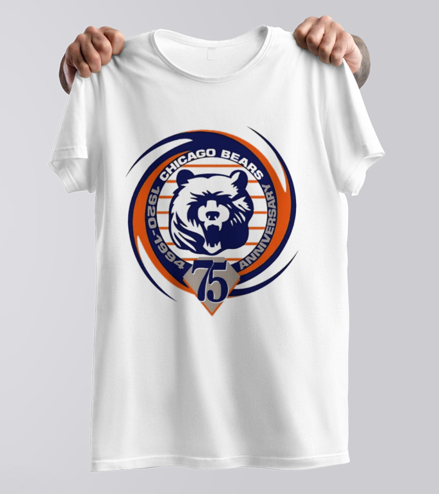 Chicago Bears 75th Anniversary 1920 1994 T-Shirt