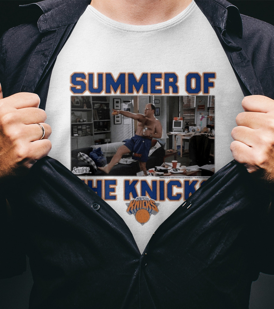Summer Of The Knicks George Costanza Seinfeld New York Knicks Basketball T-Shirt