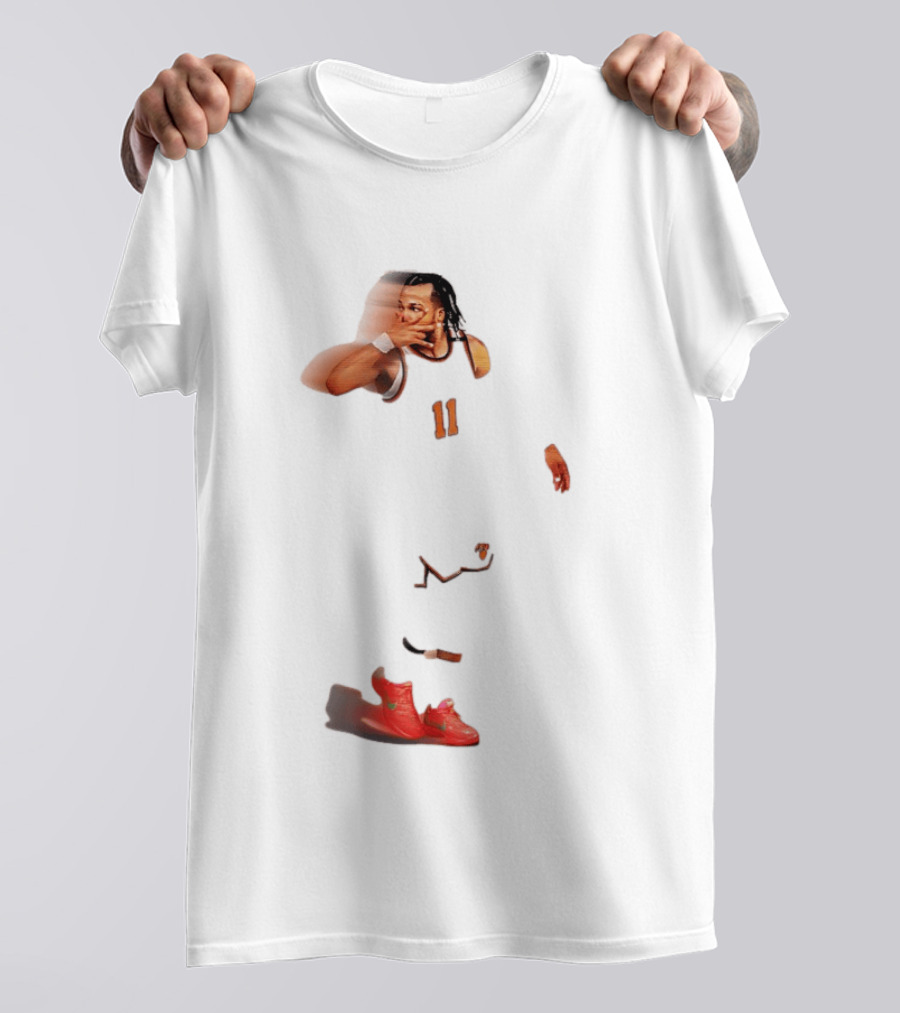 Jalen Brunson New York Knicks NBA Player Unique Distorted T-Shirt
