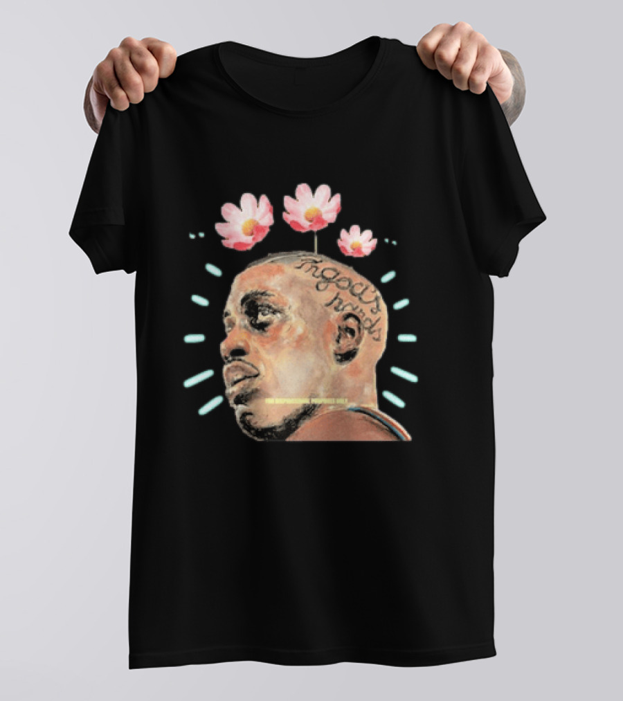 In God's Hands Always Believe In Yourself Crown Act Flower Artistry T-Shirt