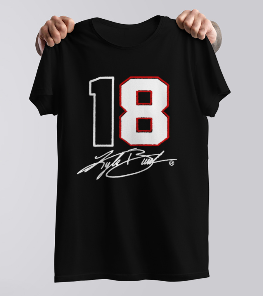 Denny Hamlin Kyle Busch 18 NASCAR Cup Series Racing Signature T-Shirt