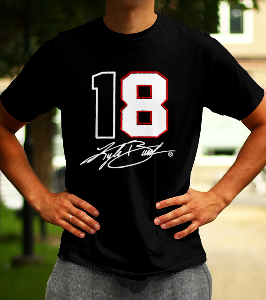 Denny Hamlin Kyle Busch 18 NASCAR Cup Series Racing Signature T-Shirt