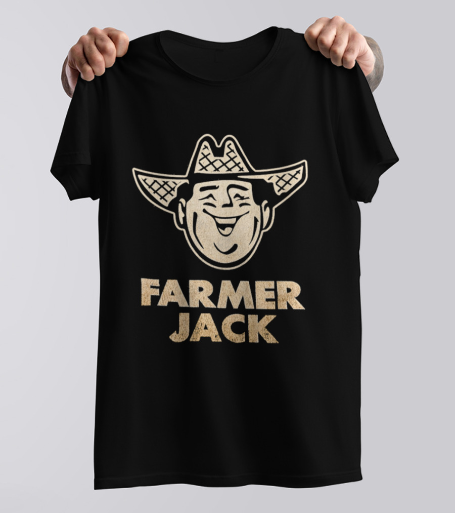 Farmer Jack Vintage Cowboy Icon Grocery Store Retro Farmer Jack T-Shirt