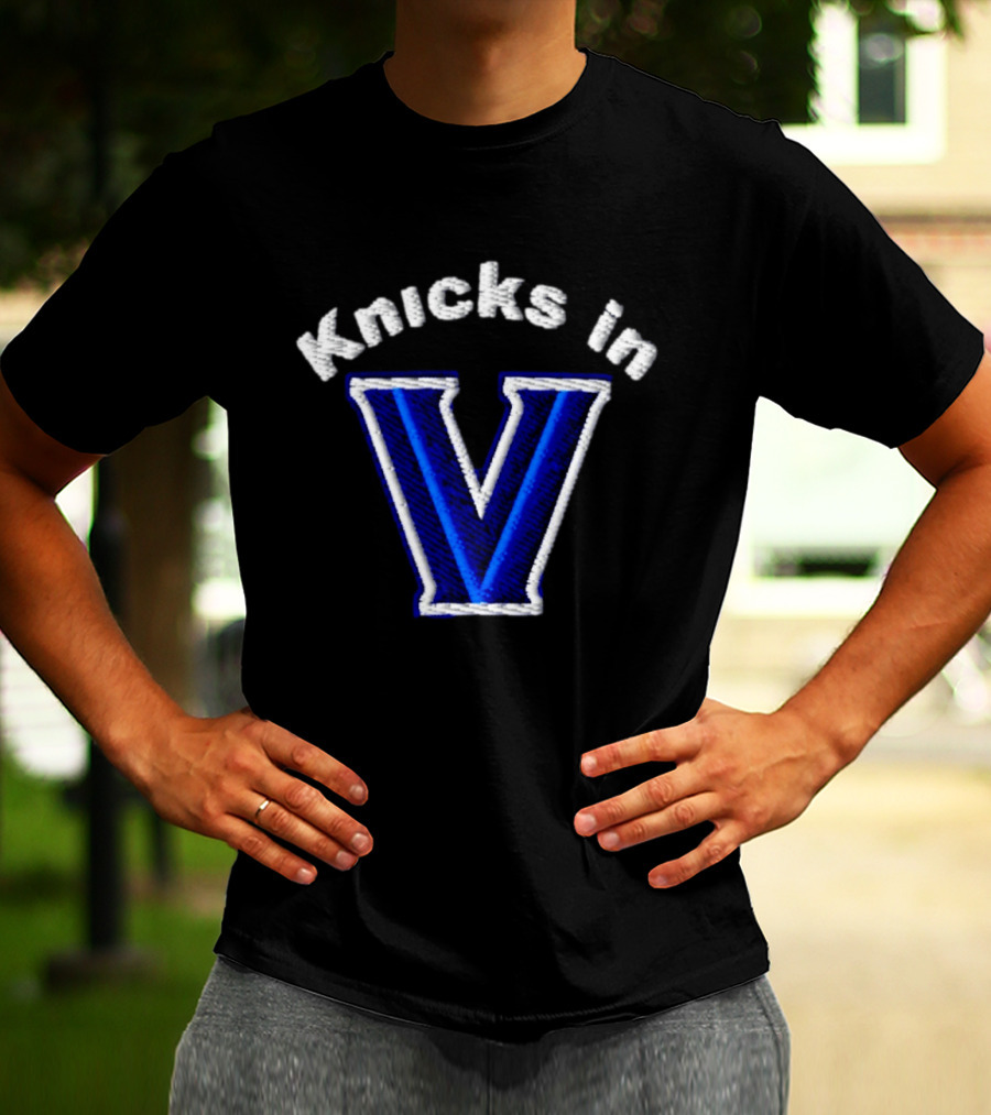 Knicks In V Basketball New York Villanova Wildcats T-Shirt