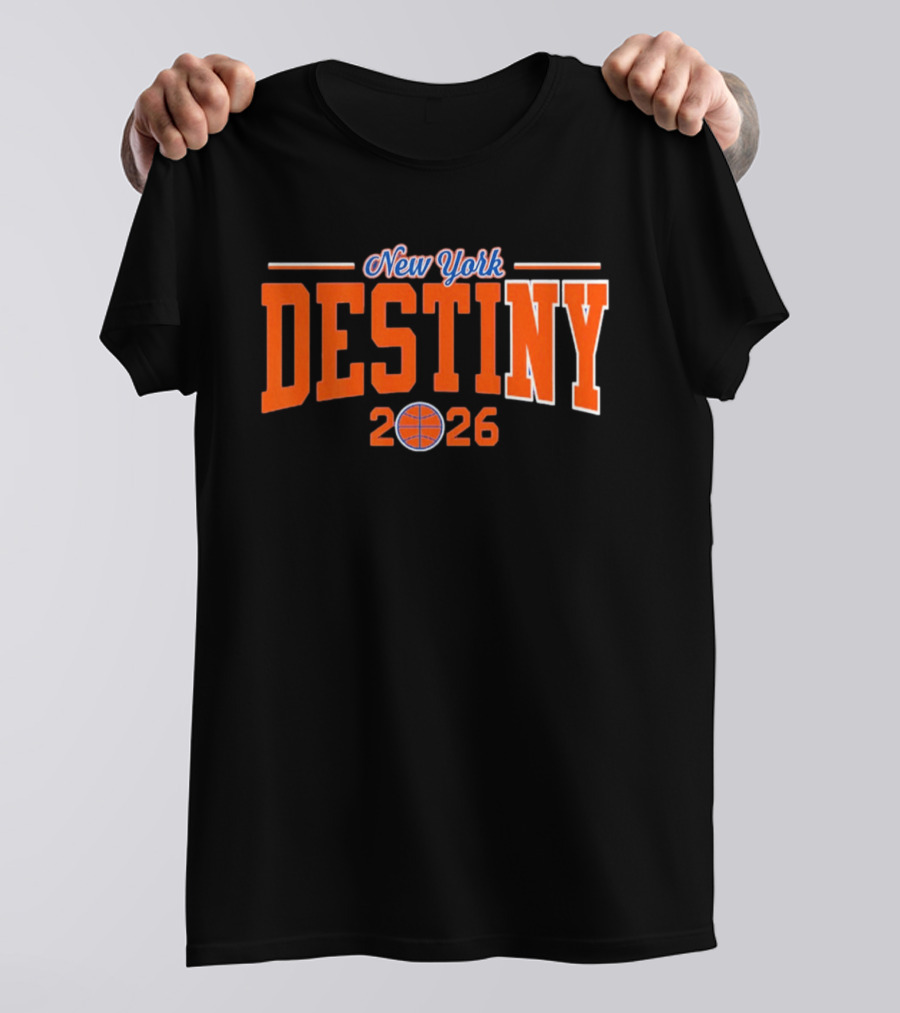 New York Destiny 2026 Basketball Orange T-Shirt