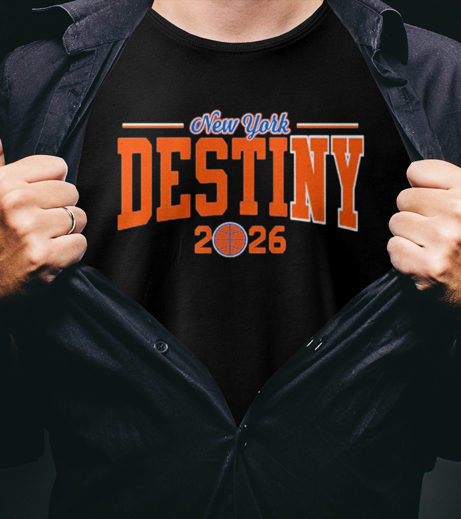 New York Destiny 2026 Basketball Orange T-Shirt