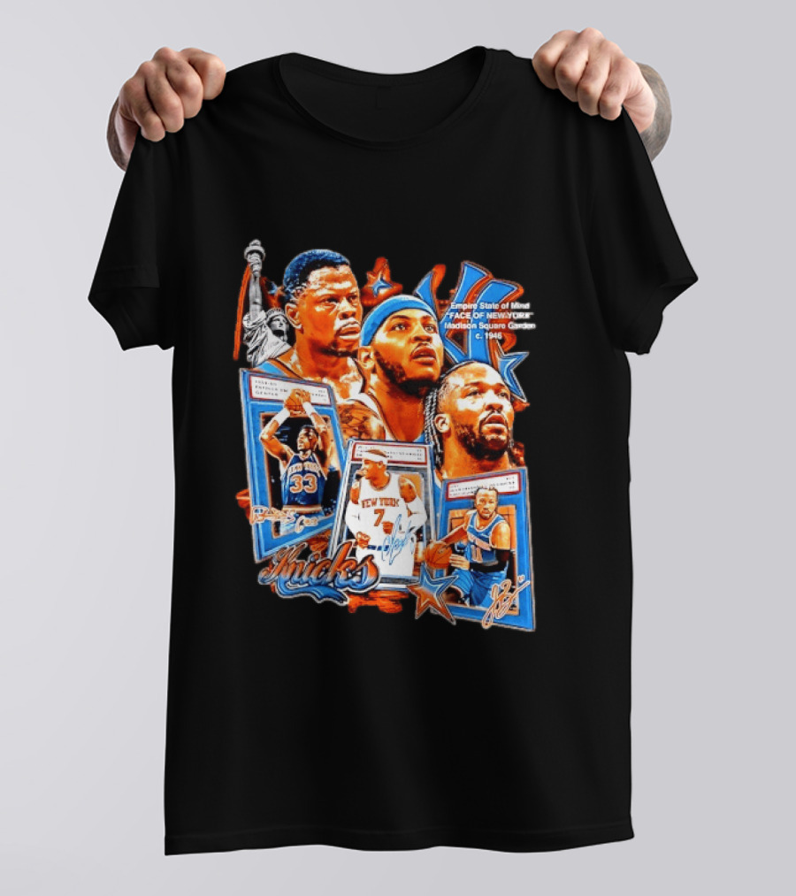 Empire State Of Mind New York Knicks Legends Madison Square Garden C. 1946 T-Shirt