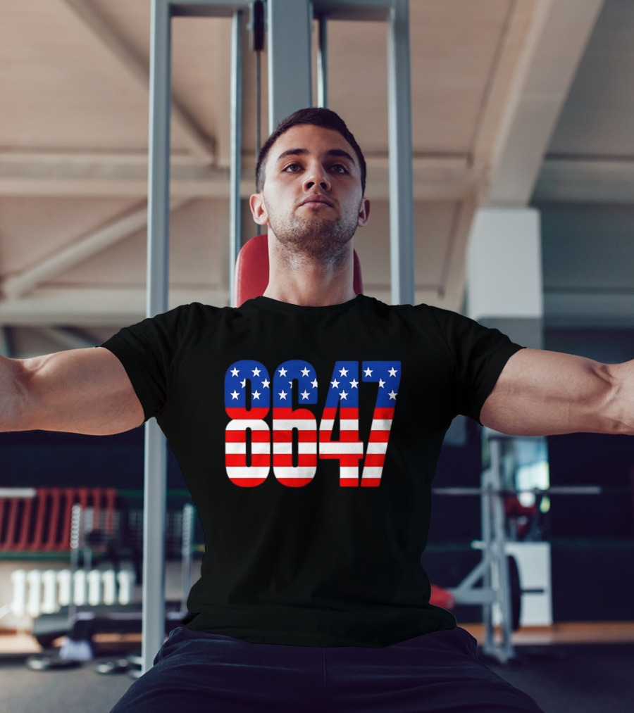 Patriotic American Flag 8647 Independence Day Stars And Stripes T-Shirt