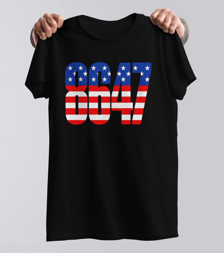 Patriotic American Flag 8647 Independence Day Stars And Stripes T-Shirt