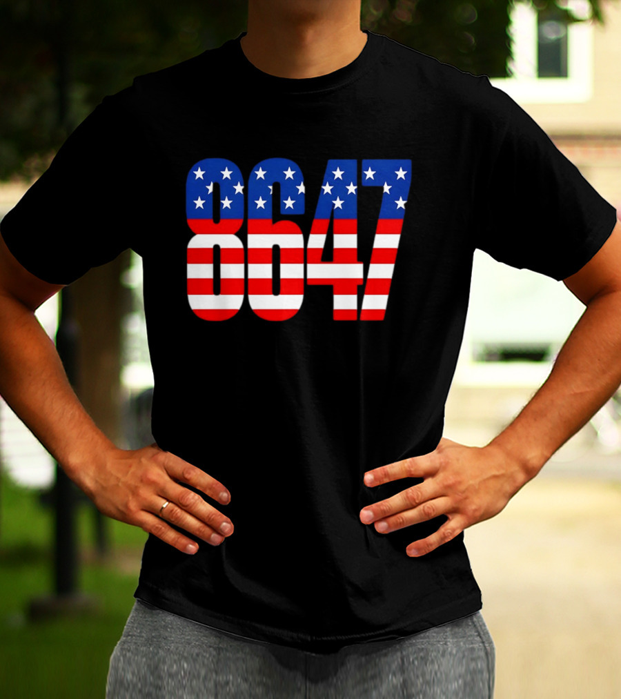 Patriotic American Flag 8647 Independence Day Stars And Stripes T-Shirt