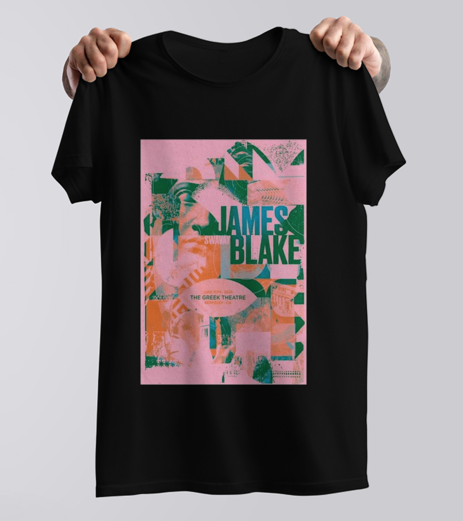 James Blake June 11 2026 Greek Theatre Berkeley CA T-Shirt