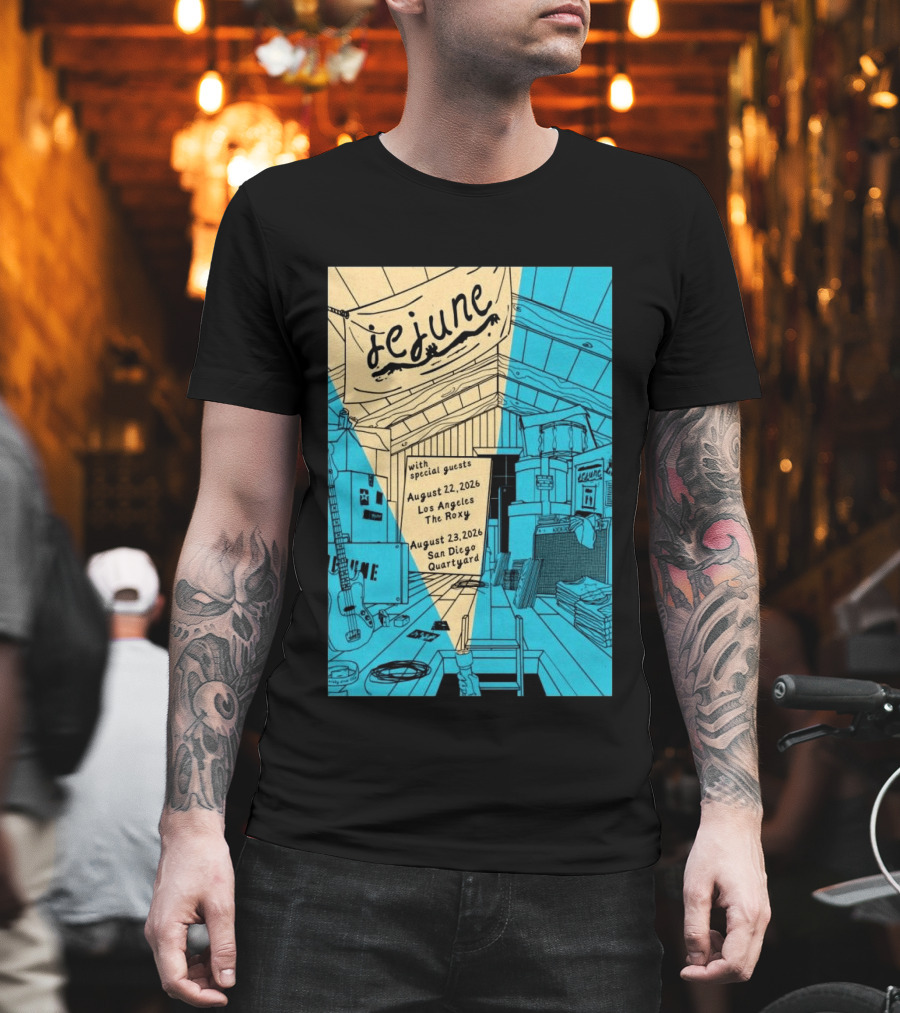 Jejune August 22 2026 Los Angeles The Roxy With Special Guests T-Shirt