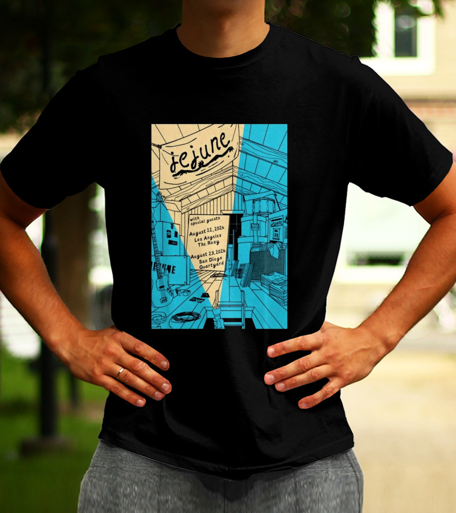 Jejune August 22 2026 Los Angeles The Roxy With Special Guests T-Shirt