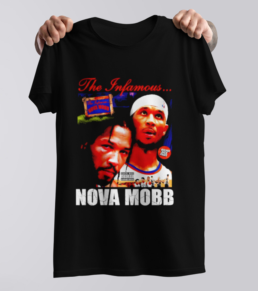 Josh Hart Jalen Brunson The Infamous Nova Mobb New York Knicks NBA 2026 T-Shirt
