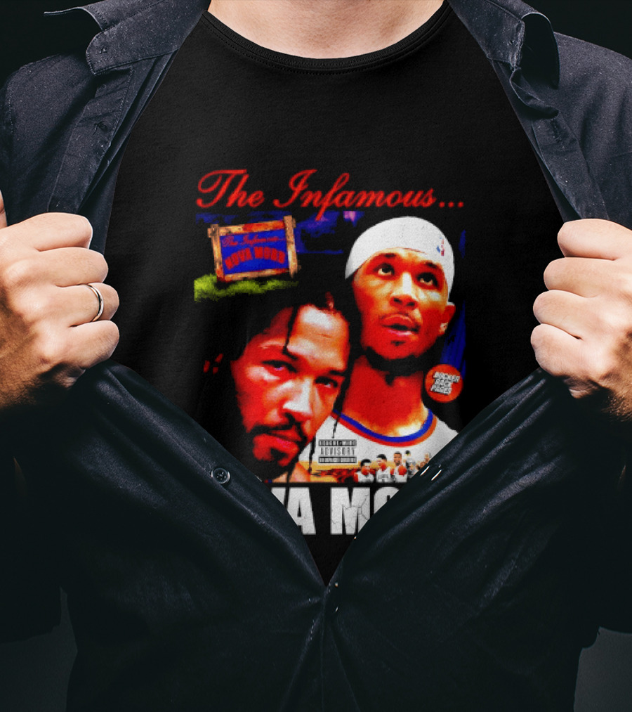 Josh Hart Jalen Brunson The Infamous Nova Mobb New York Knicks NBA 2026 T-Shirt