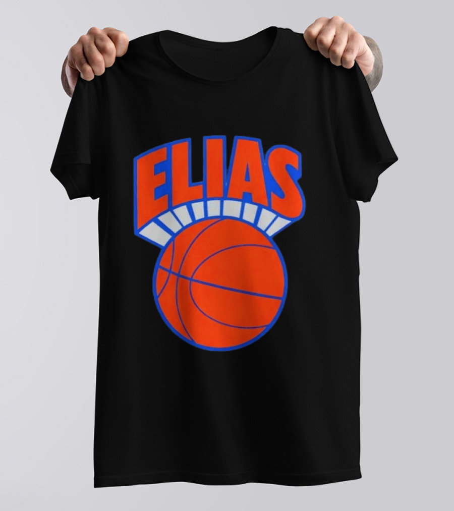 Elias Knickerbocker New York Knicks Basketball T-Shirt