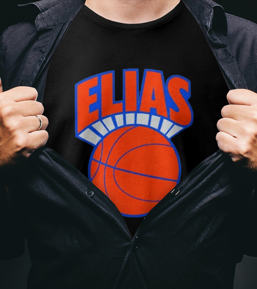 Elias Knickerbocker New York Knicks Basketball T-Shirt
