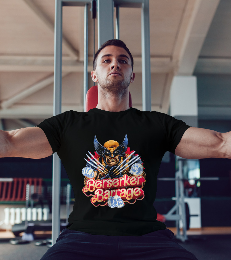 Berserker Barrage Wolverine Claw Attack Mode T-Shirt