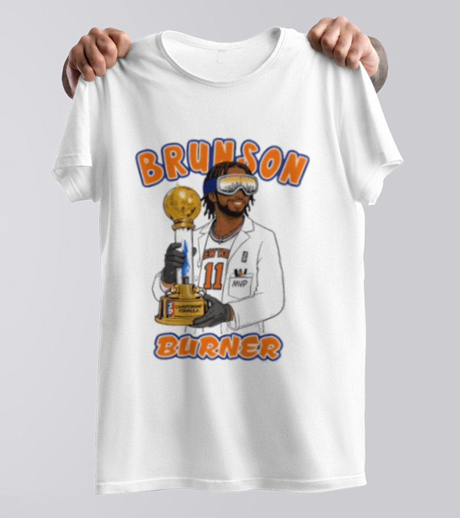 Brunson Burner Jalen Brunson New York Knicks Championship Formula T-Shirt