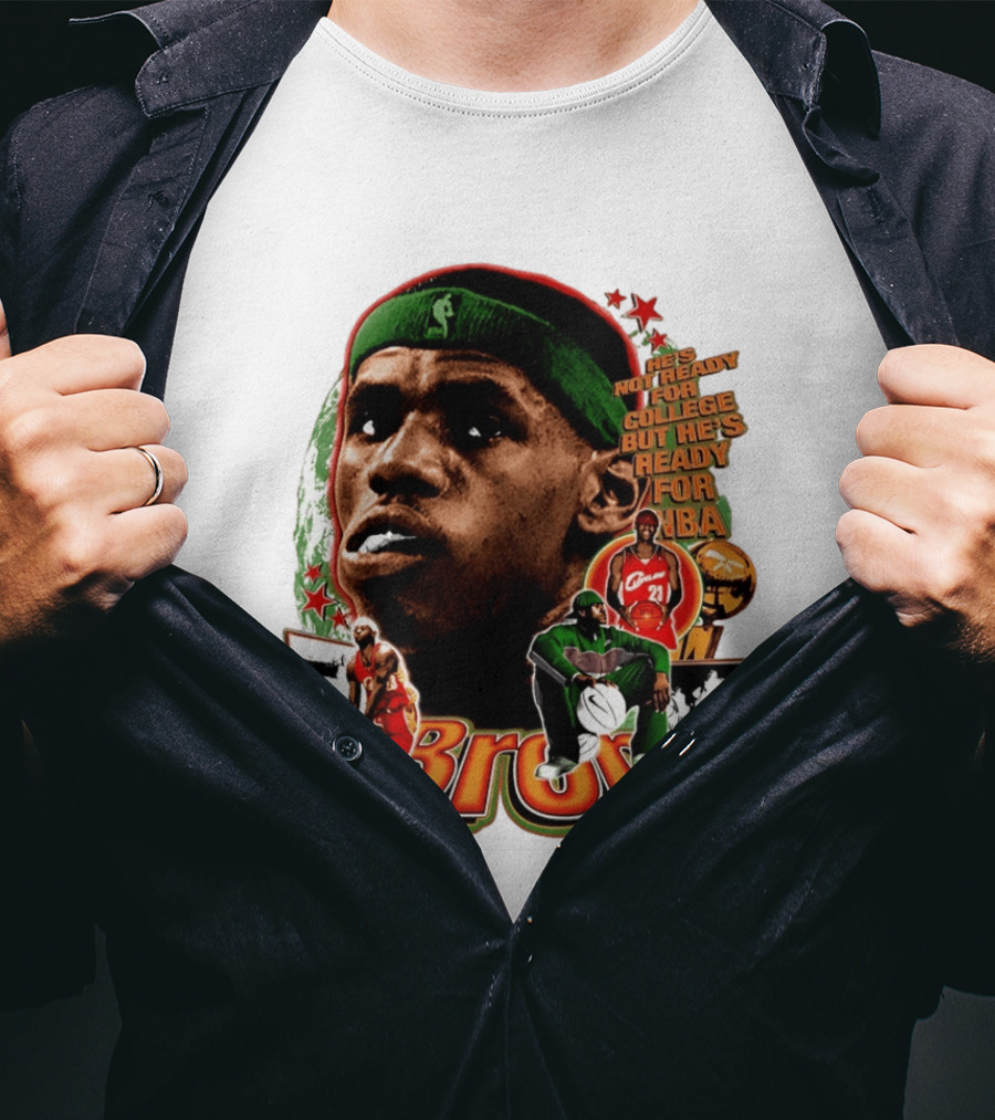 LeBron Skipped College Ready For NBA Cavaliers Basketball T-Shirt
