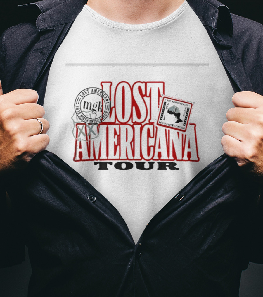 Machine Gun Kelly Lost Americana Tour 2026 Toronto Exclusive June 14 RBC Amphitheatre T-Shirt