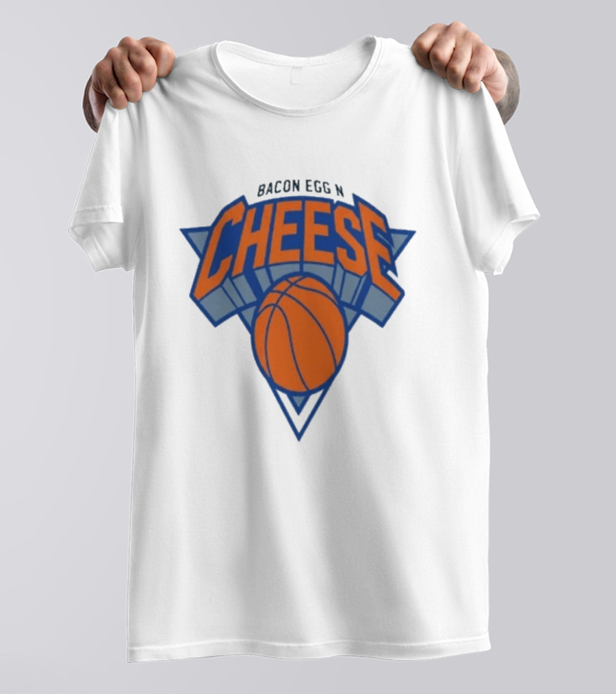 New York Knicks Bacon Egg N Cheese Basketball T-Shirt