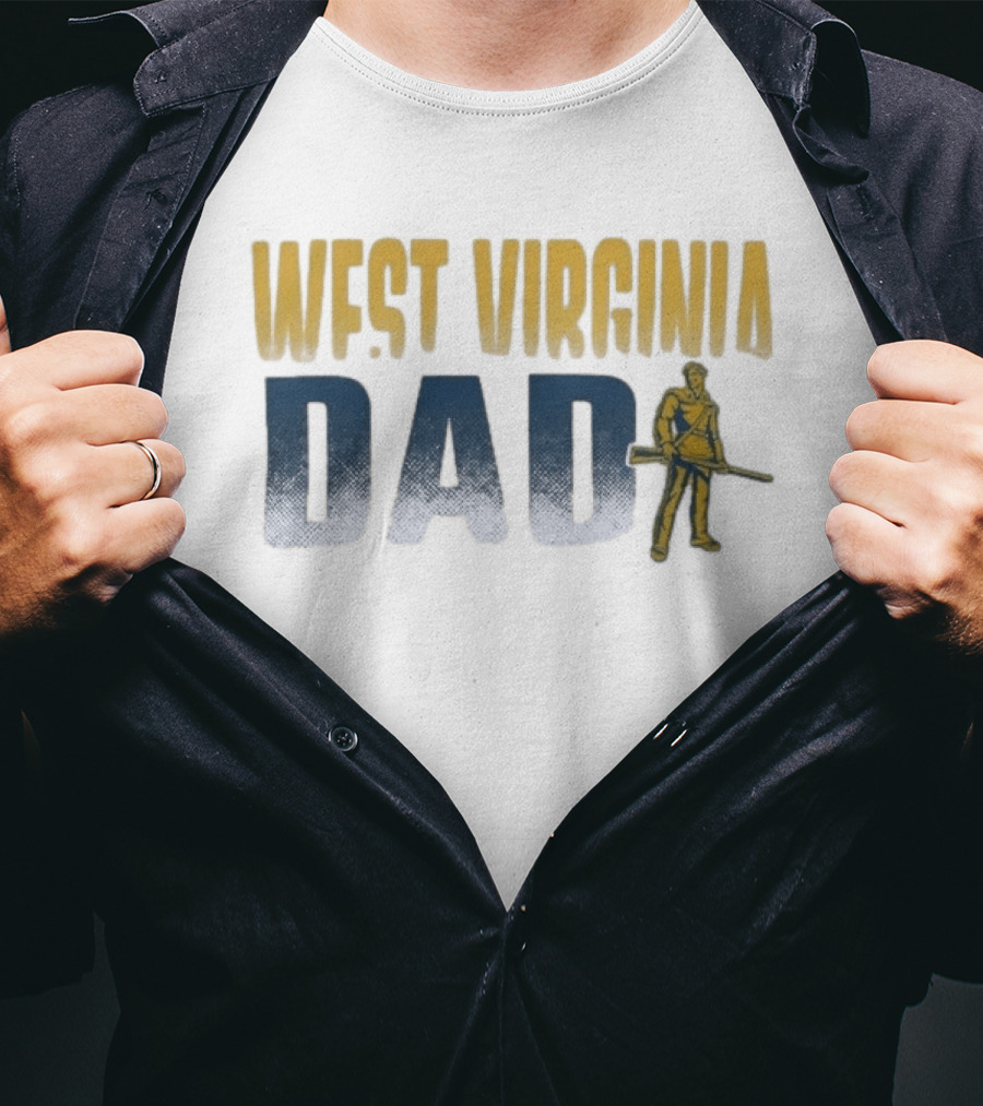 West Virginia Dad Mountaineer Spirit T-Shirt