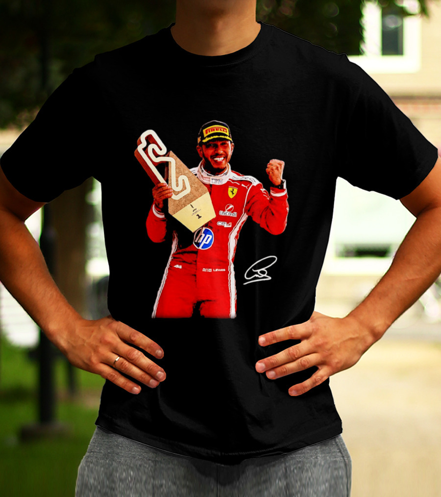 Lewis Hamilton Ferrari Racing Champion Pirelli Winner Remember Who You Are T-Shirt
