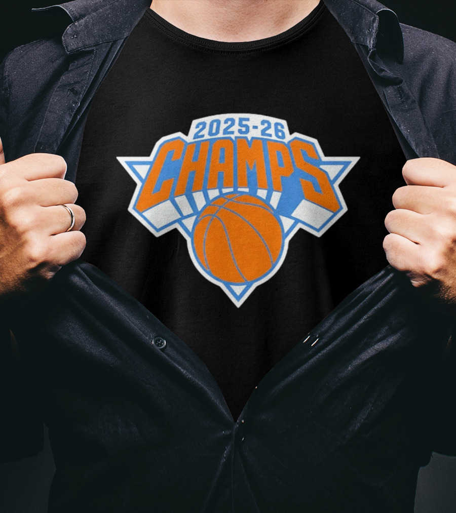 2025 26 Champs Basketball New York T-Shirt