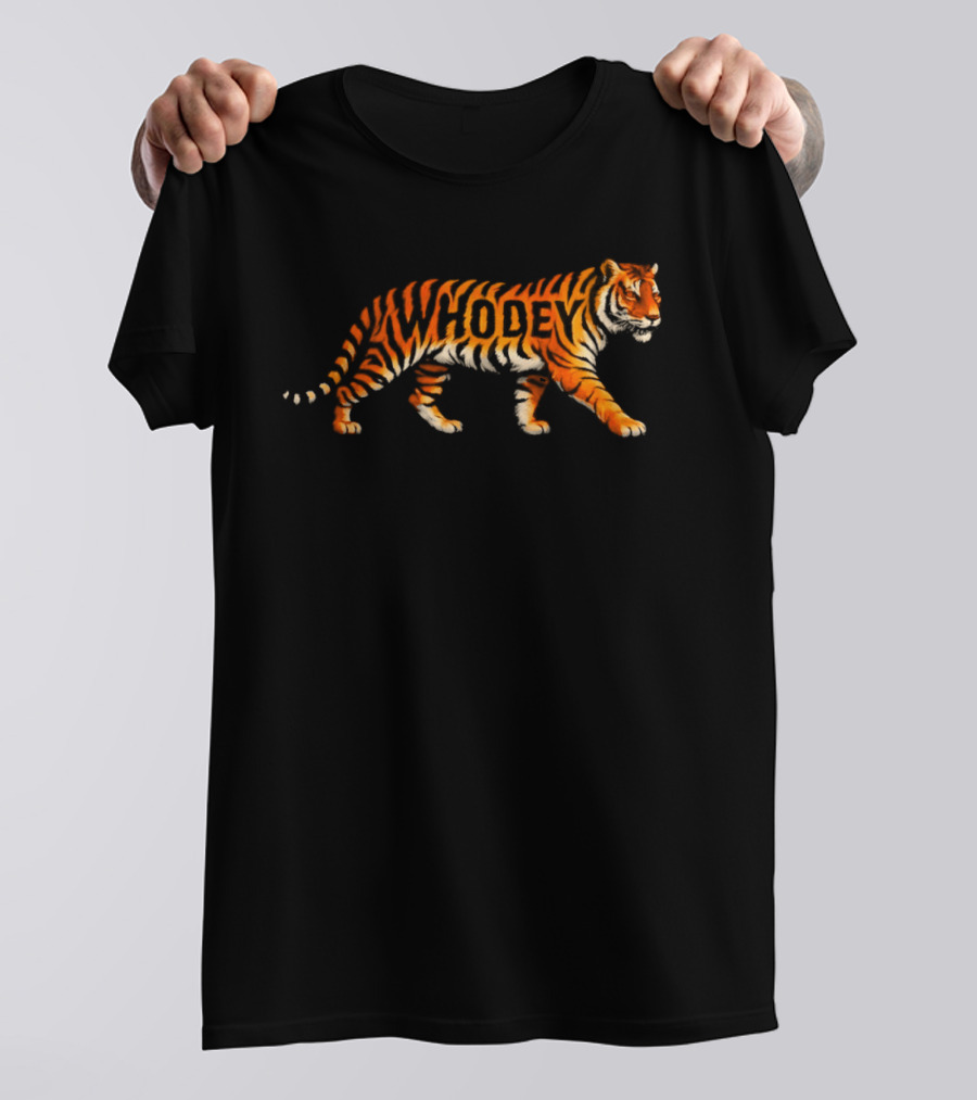 Cincinnati Tiger Whodey Football Spirit T-Shirt