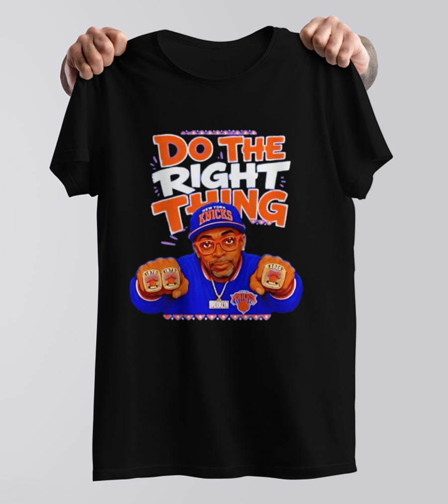 Do The Right Thing New York Knicks Rings 1970 1973 T-Shirt