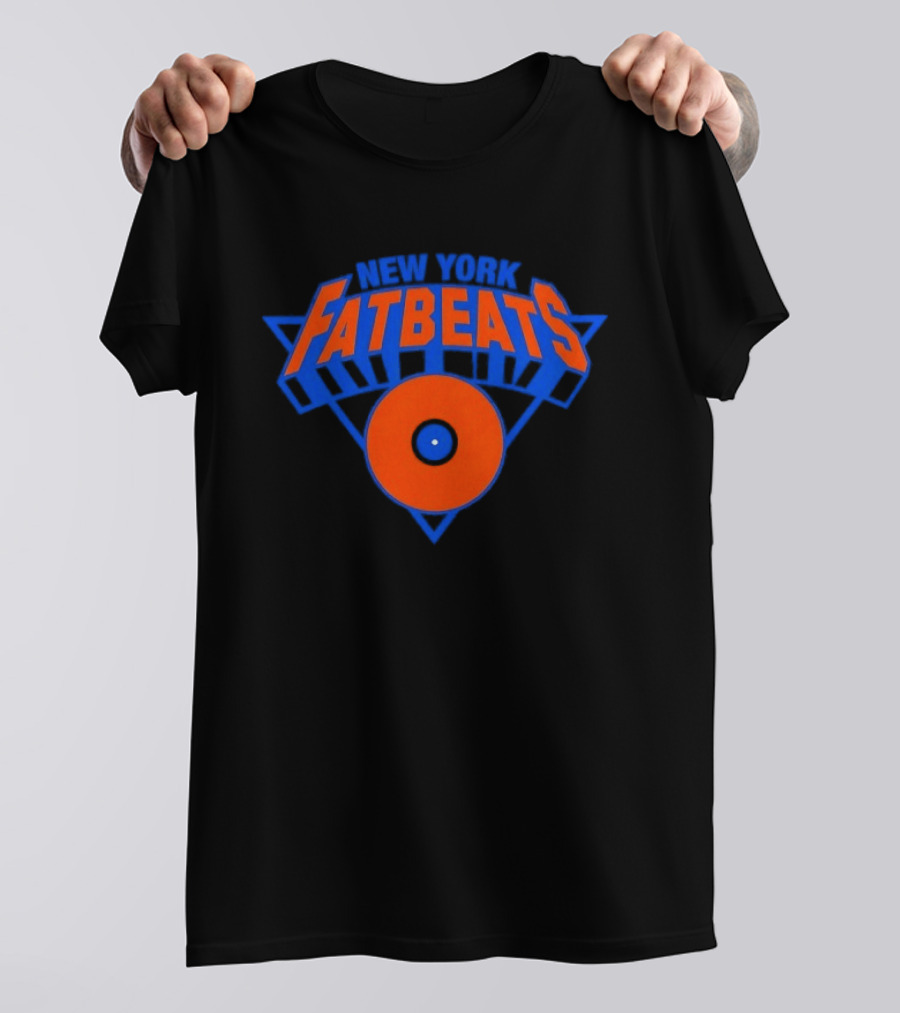 New York Knicks Fatbeats Vinyl Record T-Shirt