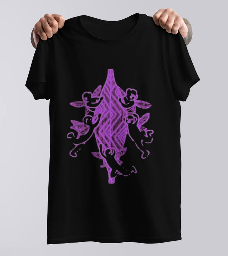 Gammin Threads Protect Trans Mob Purple Tribal T-Shirt