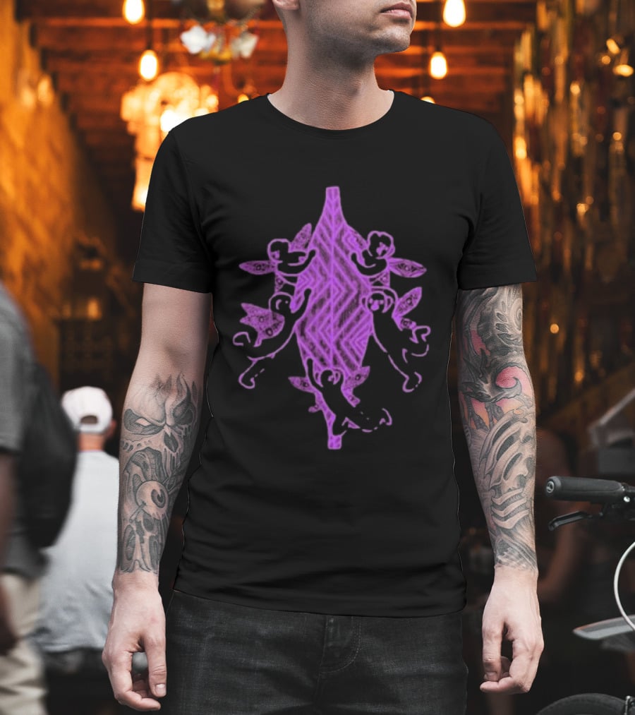 Gammin Threads Protect Trans Mob Purple Tribal T-Shirt