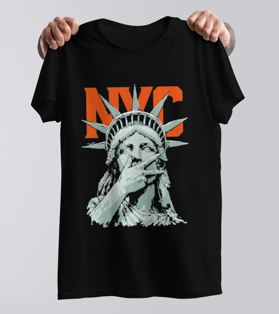 NYC Statue Of Liberty Meme 2026 World Champs T-Shirt