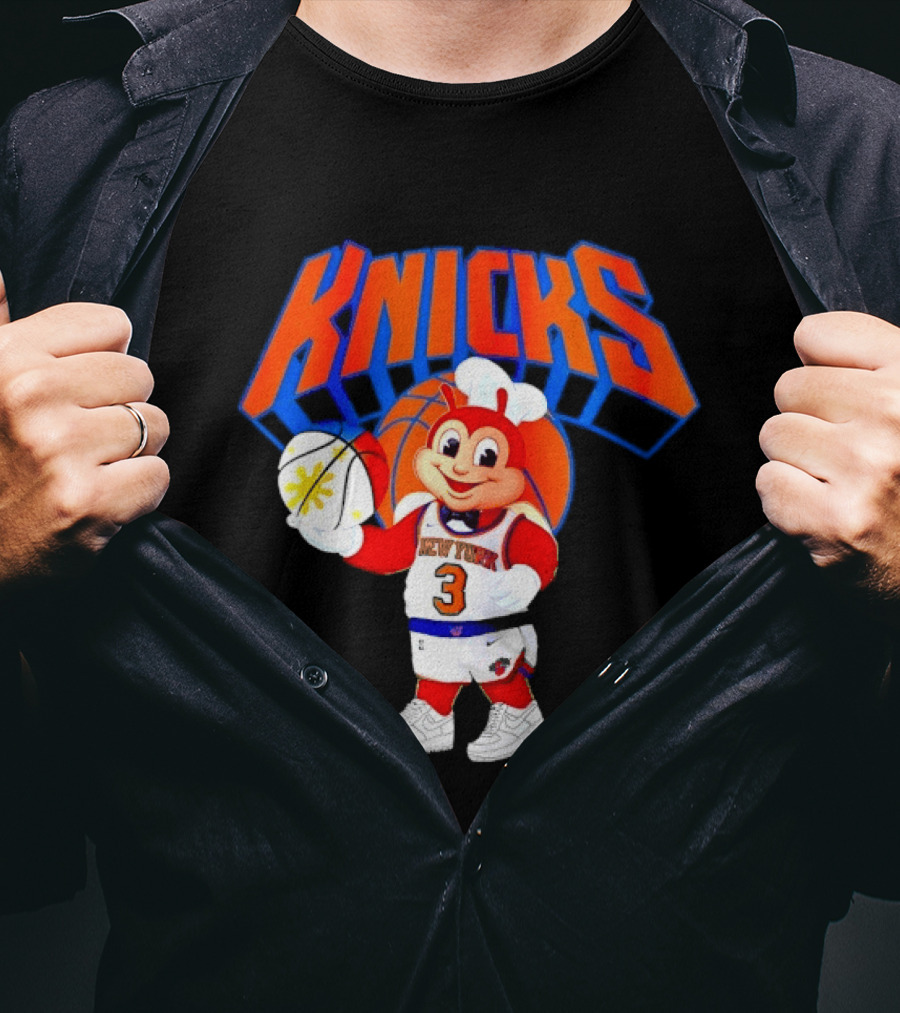 Jollibee New York Knicks Collaboration Jersey 3 T-Shirt