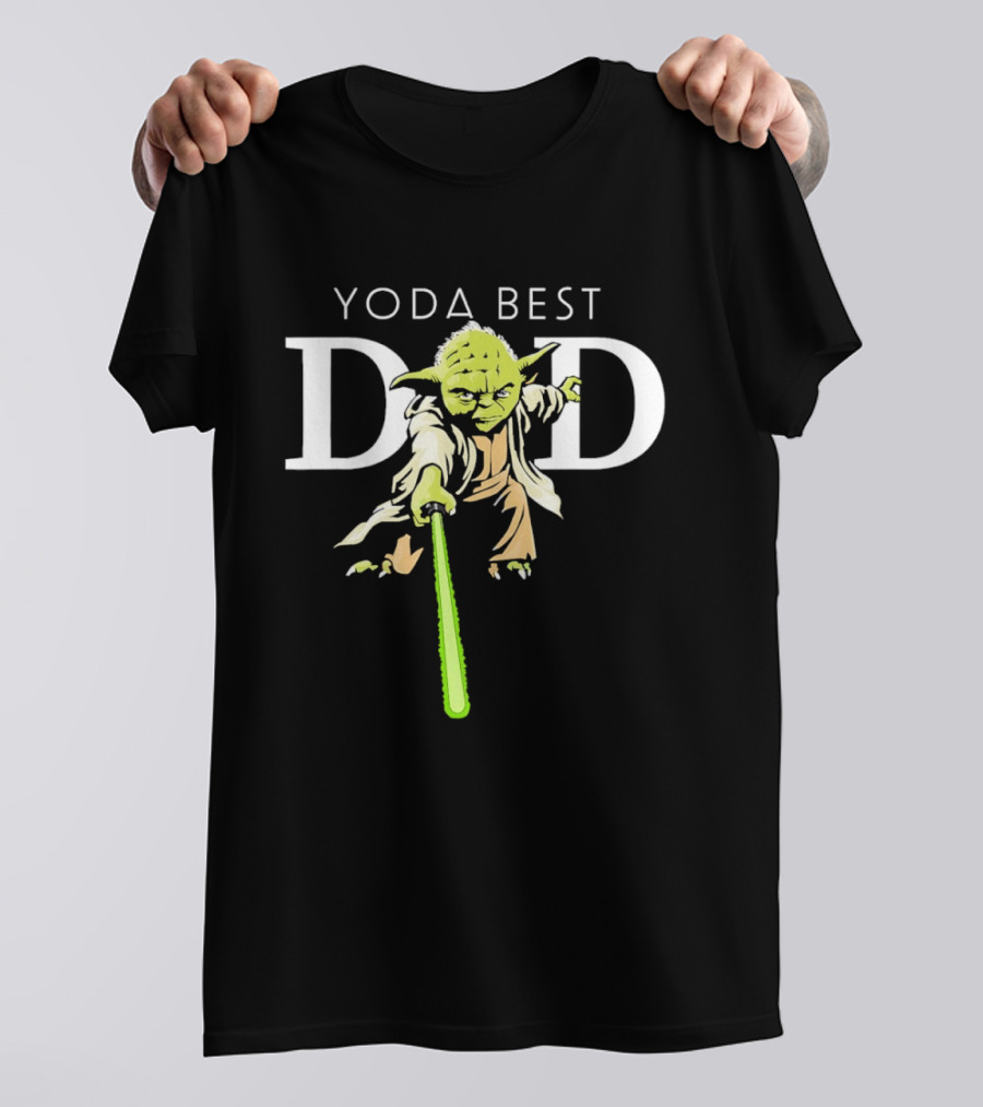 Star Wars Yoda Best Dad Jedi Master Father's Day T-Shirt