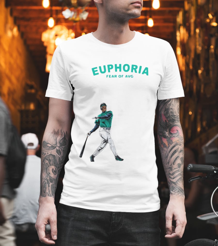 Euphoria Fear Of AVG Baseball Player Iconic Swing T-Shirt