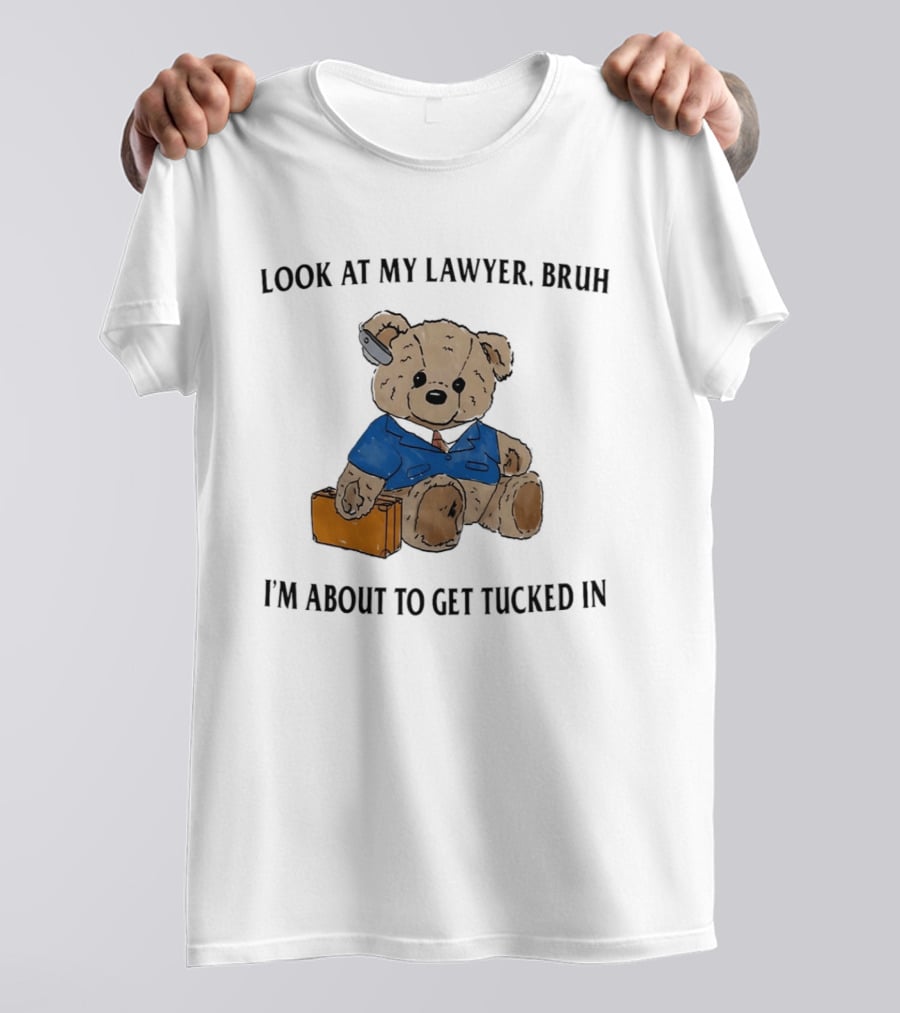Bear Bracing For Bedtime With Lawyer Vibes T-Shirt