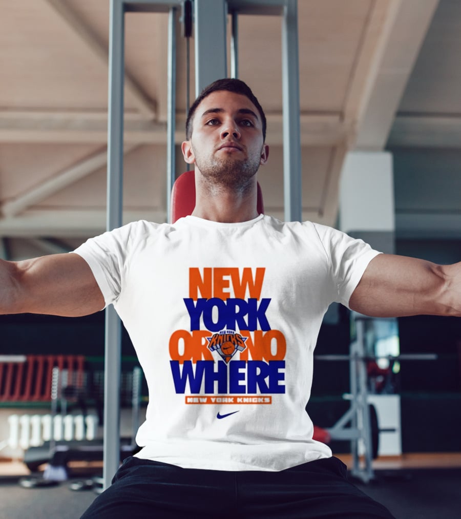New York Or Nowhere New York Knicks 2026 AJ1 T-Shirt