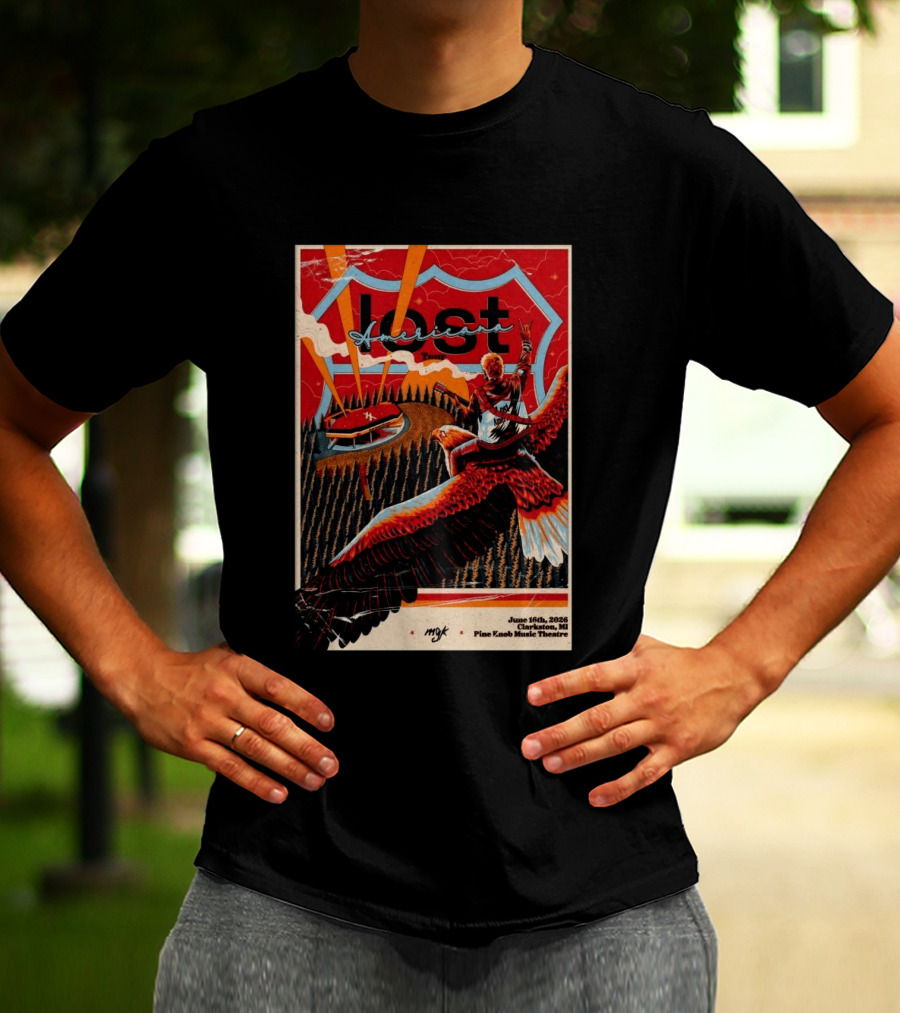 MCK Lost Americana Tour June 16 2026 Clarkston MI Pine Knob Music Theatre T-Shirt