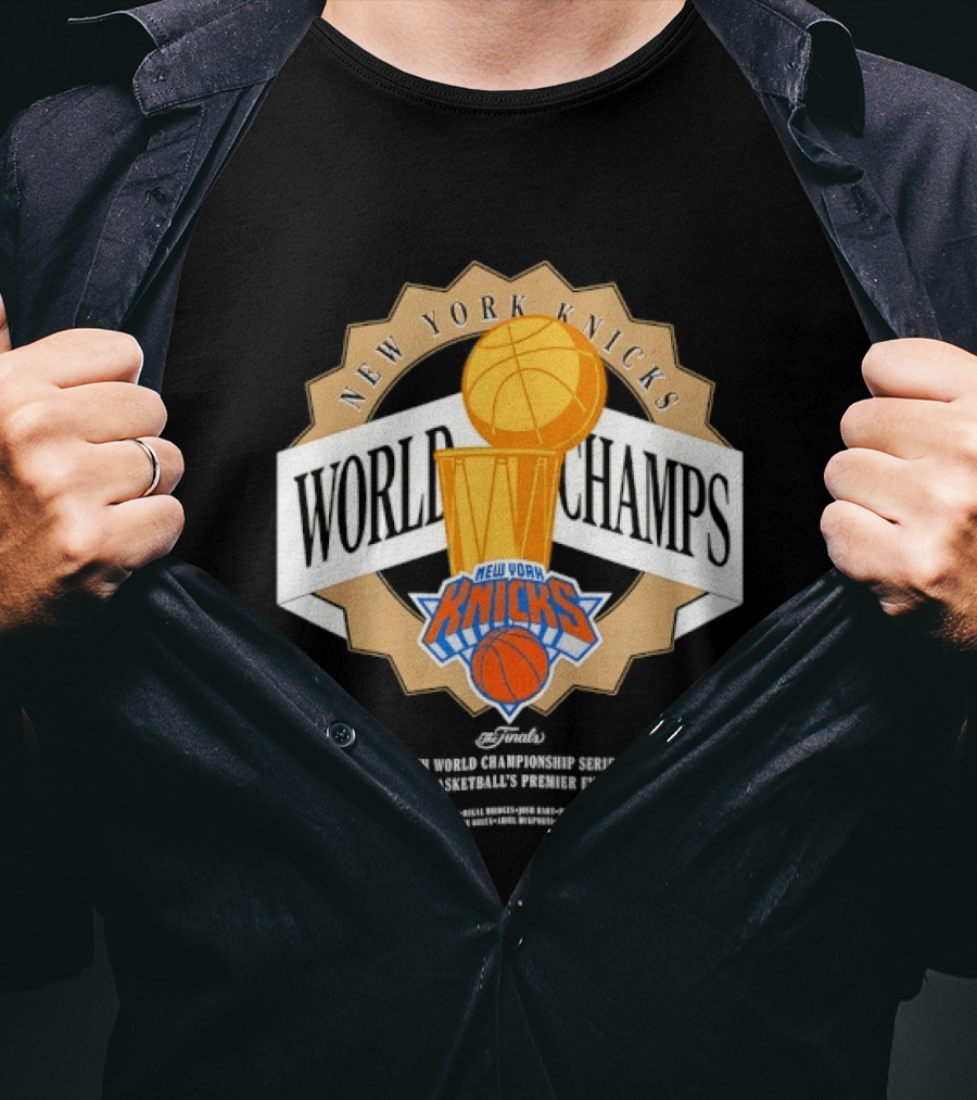 New York Knicks World Champs 2026 NBA Pro Basketball Event T-Shirt