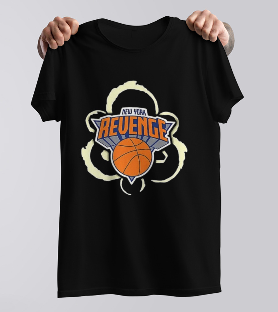New York Knicks Patrick 33 Revenge Basketball Team 2 Sided T-Shirt