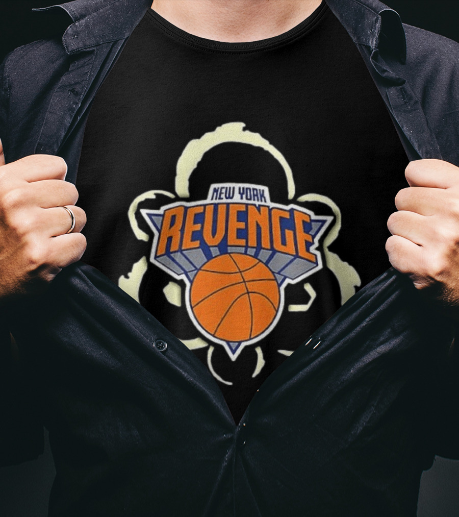 New York Knicks Patrick 33 Revenge Basketball Team 2 Sided T-Shirt
